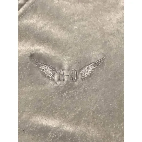 VTG 90s Harley-Davidson T-shirt Medium Women, Embroidery, Velvet Fabric - Picture 2 of 5